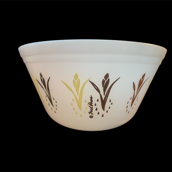 Rare Vintage Fred Press Federal Glass 8” Bowl - Picture 2 of 2